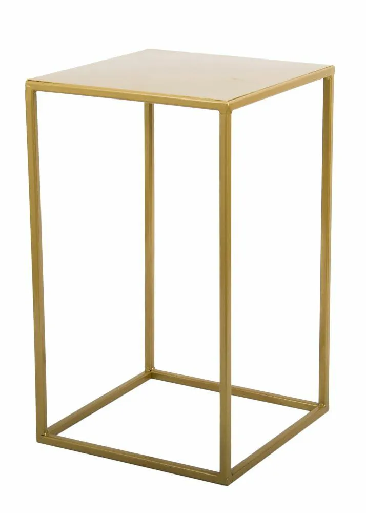 Nowoczesny Kwietnik Stojący 40cm - Złoty