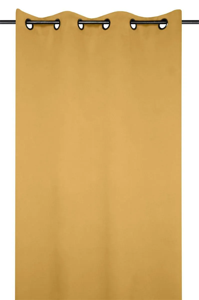 Zasłona NOTTE 135x250 Musztardowa Zaciem