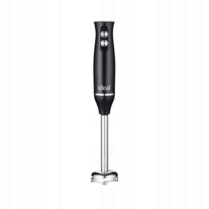 Blender Ręczny Stalowe Ostrza 800W Tryb PULSACYJNY IK1001 - Czarny