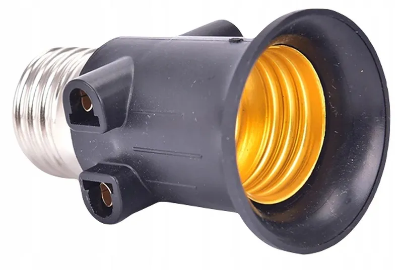 4X Rozgałęźnik Przedłużacz Adapter Oprawka
