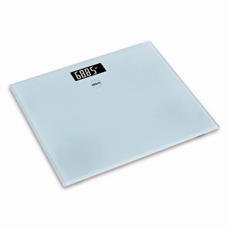 Waga Elektroniczna Łazienkowa Cyfrowa LCD Szklana 150 kg - Biała