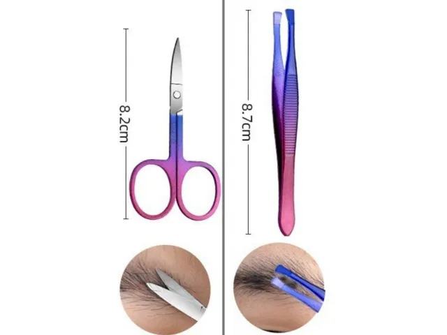 Profesjonalny Zestaw Pedicure Manicure 18 Elementów