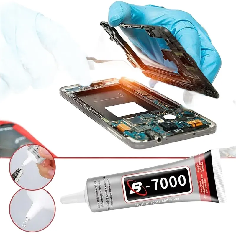 8X Klej Montażowy B-7000 Wyświetlacz Ramka Dotyk