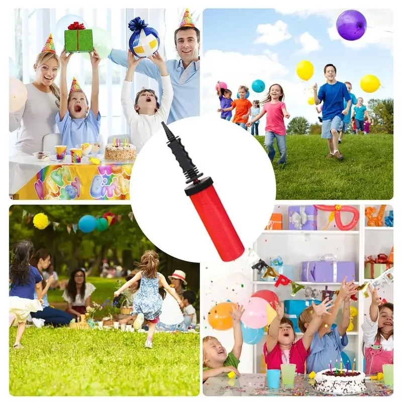 Ręczna Pompka Do Pompowania Balonów + Przyrząd