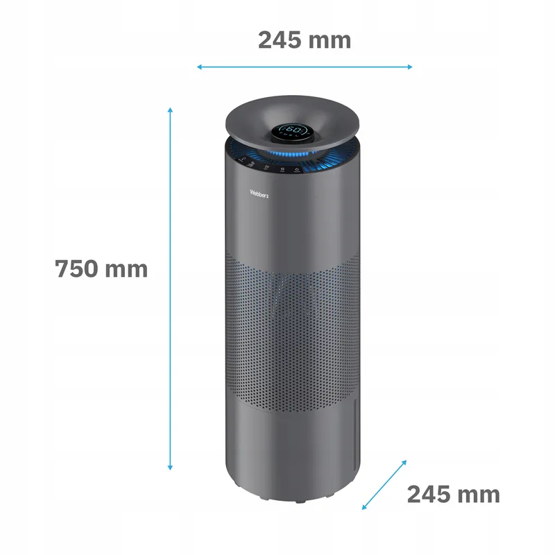 Nawilżacz Ewaporacyjny EH9004 TAUPE UV-C WIFI ULTRA-HUMI AIR 360° 8l
