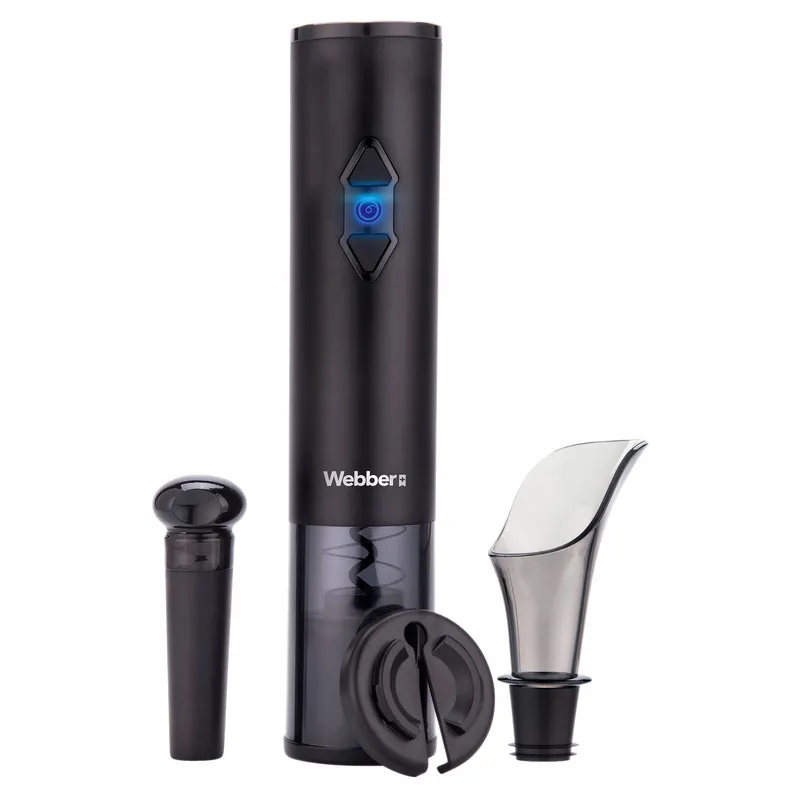 Automatyczny Otwieracz Do Wina OW6 Elektryczny Zestaw 4w1 USB Korek