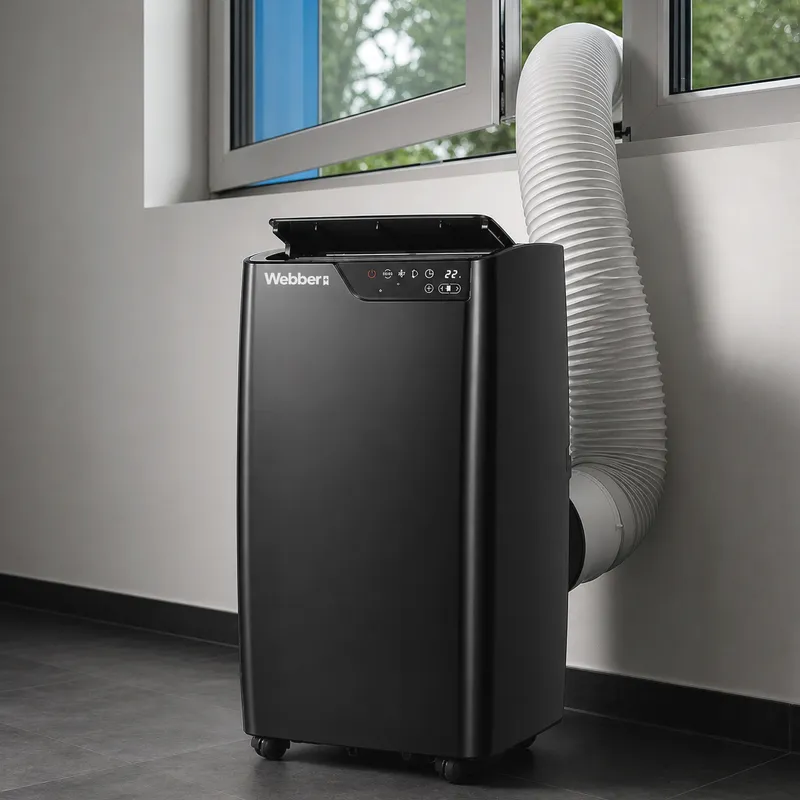 Klimatyzator Przenośny 12000BTU 4w1 WIFI Grzanie Osuszacz Pilot 49m²