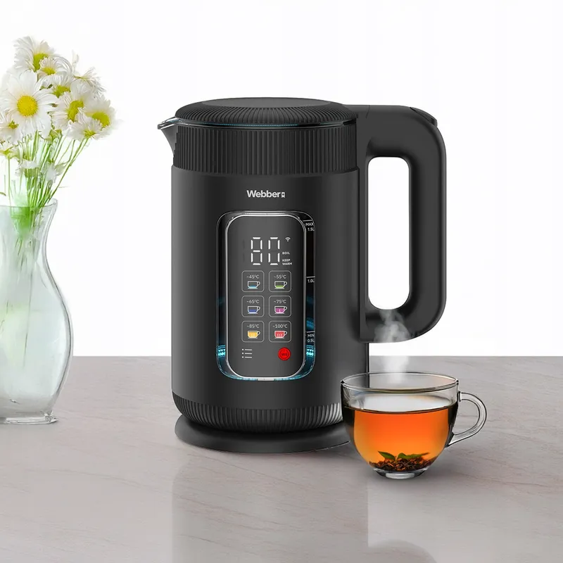 Czajnik Elektryczny WK115 WIFI 1,5l Szklane Wnętrze Smart Keep Warm