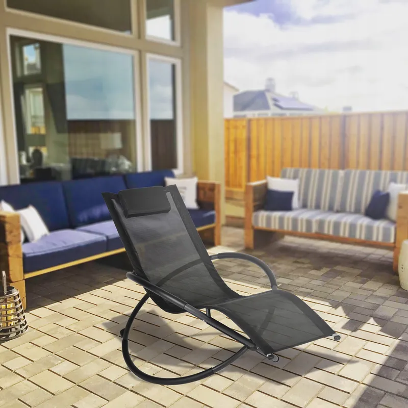 Fotel Bujany Leżak Ogrodowy Leżanka Bujana Na Taras Balkon Zero