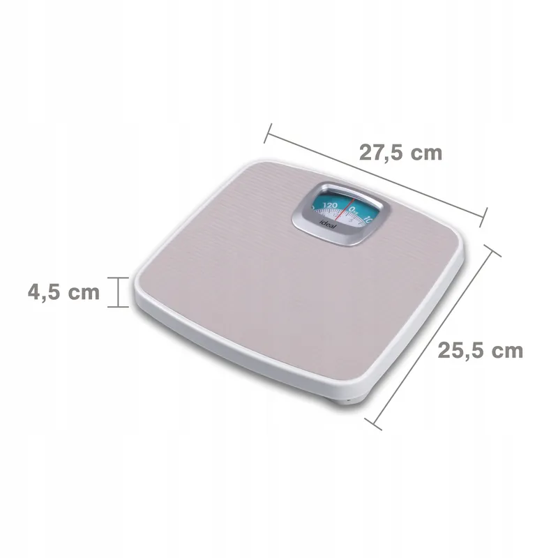 Mechaniczna Waga Łazienkowa Klasyczna Analogowa Do 130kg IZ9202