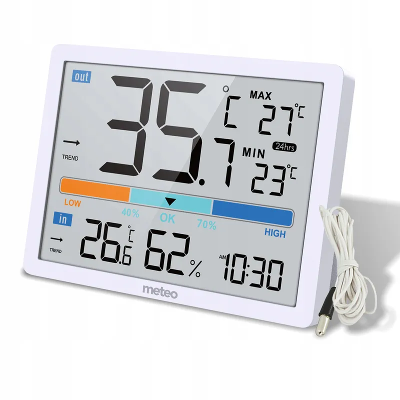 Stacja Pogodowa Cyfrowa Termometr METEO SP109
