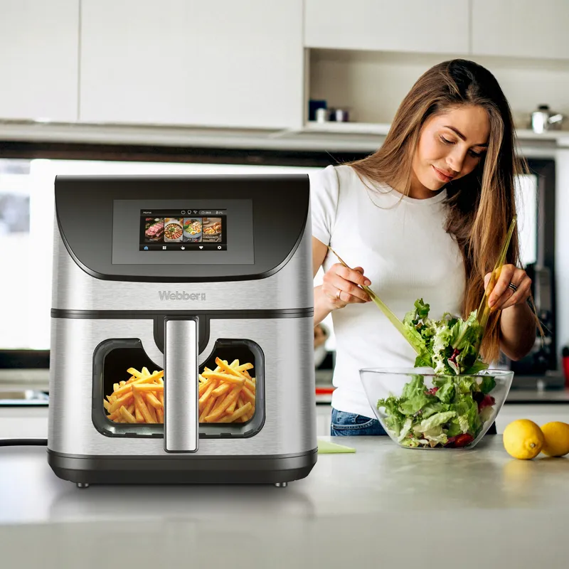 Frytkownica Beztłuszczowa Air Fryer 8l WIFI Nieprzywierająca 10 P 2200W