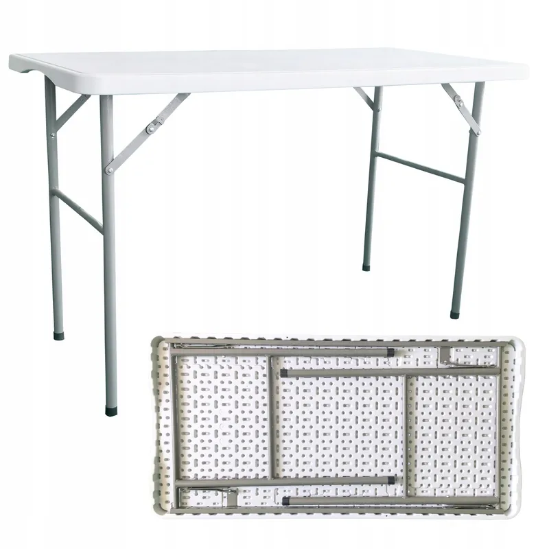 Stół Cateringowy Ogrodowy Składany 120x60 cm Stolik Tarasowy Nuforma