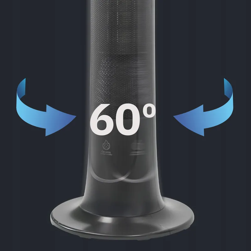 TERMOWENTYLATOR Grzejnik Ceramiczny Kolumnowy 2200W Z Nawilżaczem