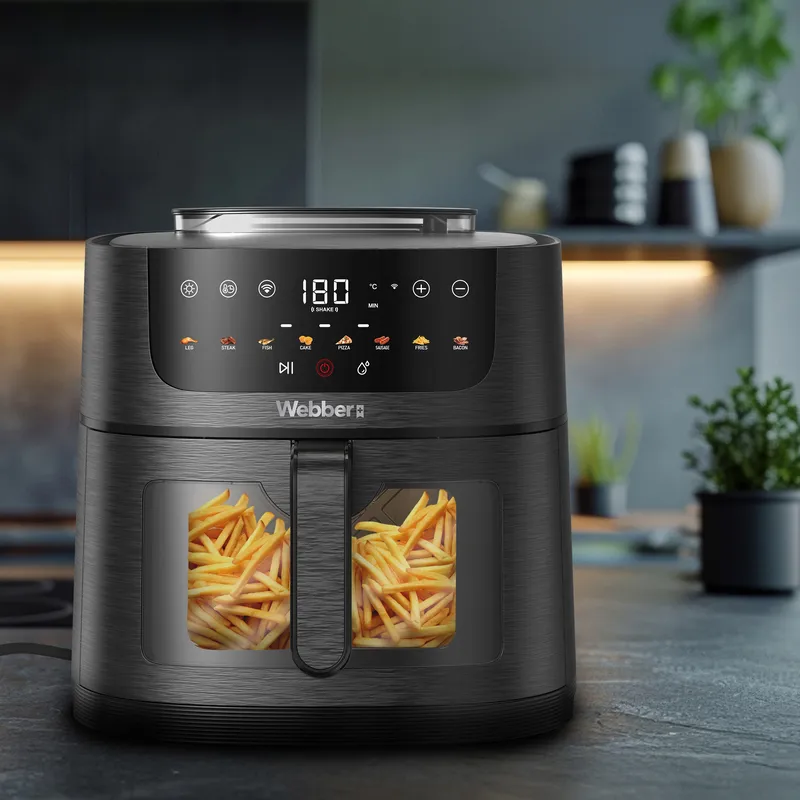 Frytkownica Beztłuszczowa 8l Air Fryer 1800W +WIFI +8 Programów PARA