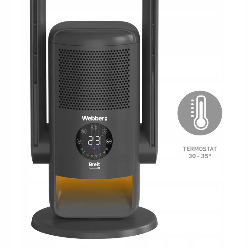 Oczyszczacz Powietrza WIFI 20m² Wentylator Termowentylator APG7800
