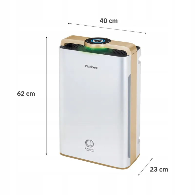 Oczyszczacz Powietrza AP9700 WIFI HEPA13 UV Jonizator Nawilżacz