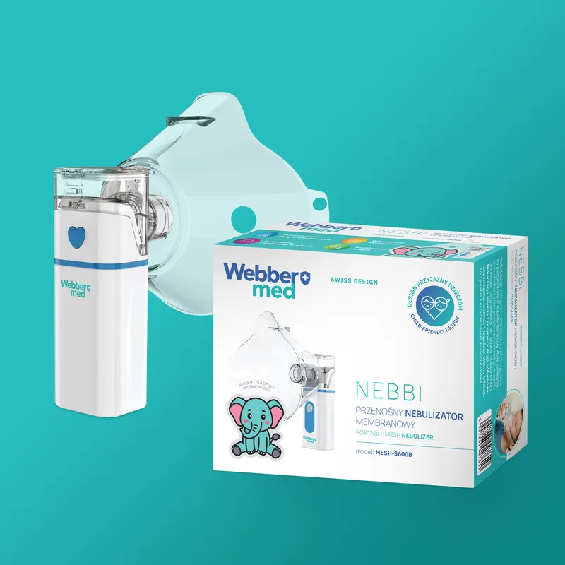 INHALATOR NEBULIZATOR Dla Dzieci I DOROSŁYCH -PRZENOŚNY Na Akumulator Cichy