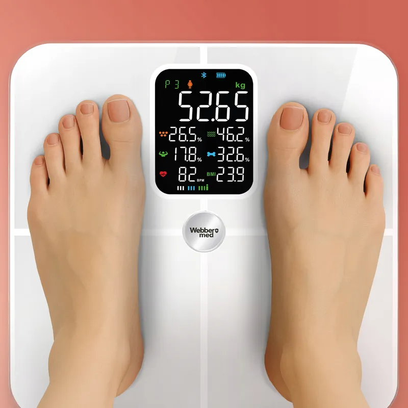 Waga Łazienkowa Analityczna 16 Parametrów Apple Health, Google Fit, IF1321B
