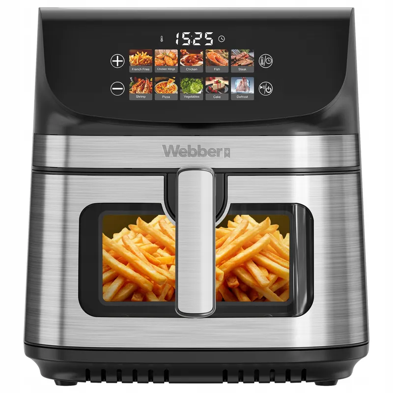Frytkownica Beztłuszczowa Air Fryer 8,8l Nieprzywierająca 10 P 2200W