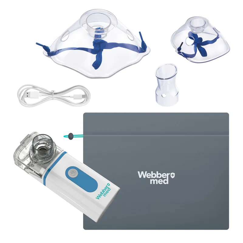 INHALATOR NEBULIZATOR Dla Dzieci I DOROSŁYCH -PRZENOŚNY Na Akumulator Cichy