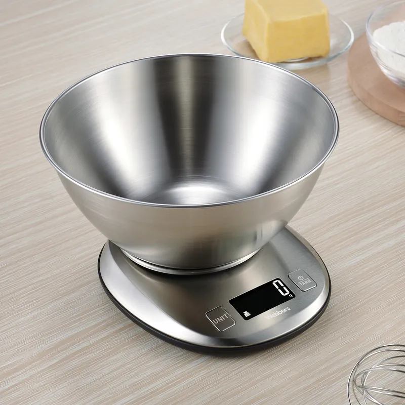 Waga Kuchenna EK4390 INOX Stal Nierdzewna LCD 5kg 1g Misa Tarowanie