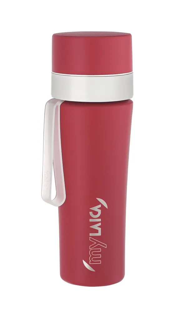 Butelka Filtrująca LAICA MyLAICA 550ml Stalowa Bidon Z Filtrem FAST DISK