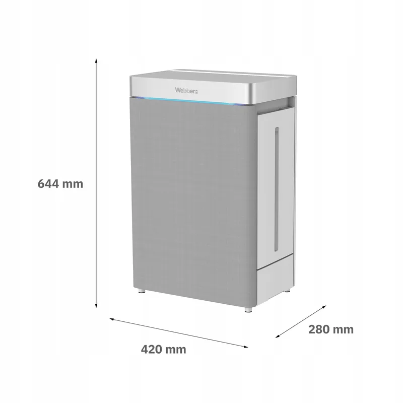 Oczyszczacz Powietrza Nawilżacz AP9750 SMART AI WIFI 100W 57m