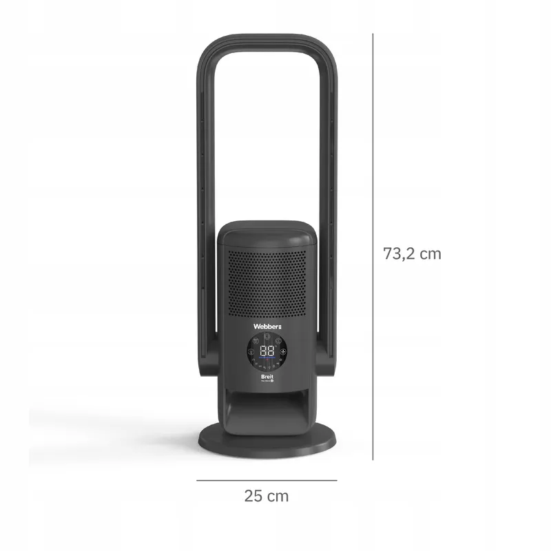 Oczyszczacz Powietrza WIFI 20m² Wentylator Termowentylator APG7800