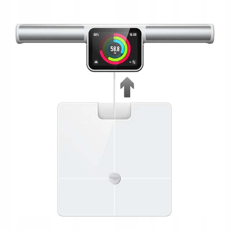 Waga Łazienkowa Analityczna 57 Parametrów Apple Health, Google Fit, WIFI