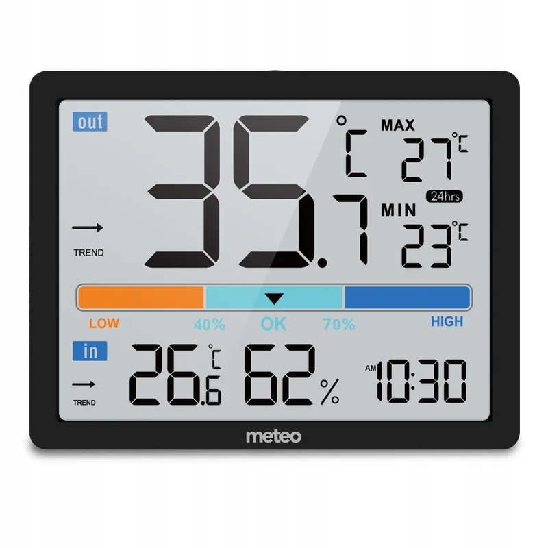 Stacja Pogodowa Cyfrowa Termometr METEO SP109C