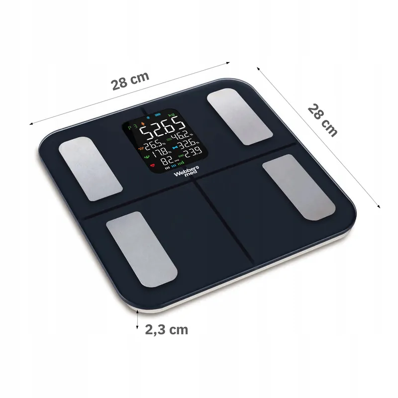 Waga Łazienkowa Analityczna 16 Parametrów Apple Health, Google Fit, IF1320C