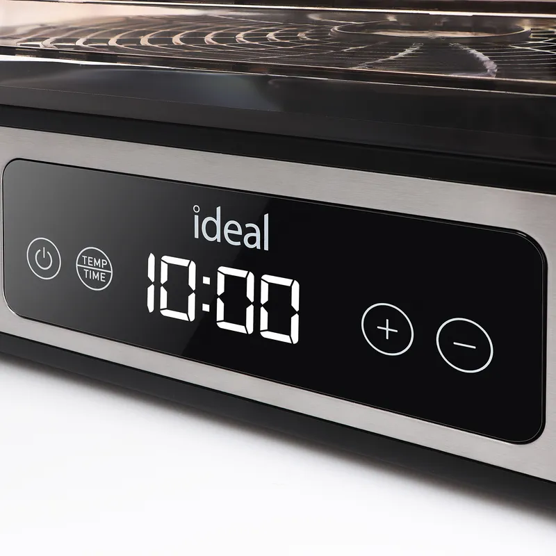 DUŻA Suszarka Do Grzybów Owoców Warzyw INOX +Termoobieg 400W +Timer