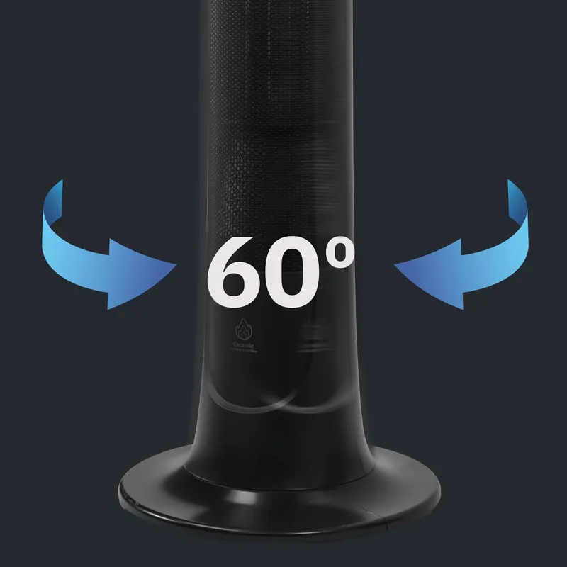 TERMOWENTYLATOR Grzejnik Ceramiczny Kolumnowy 2200W Z Nawilżaczem