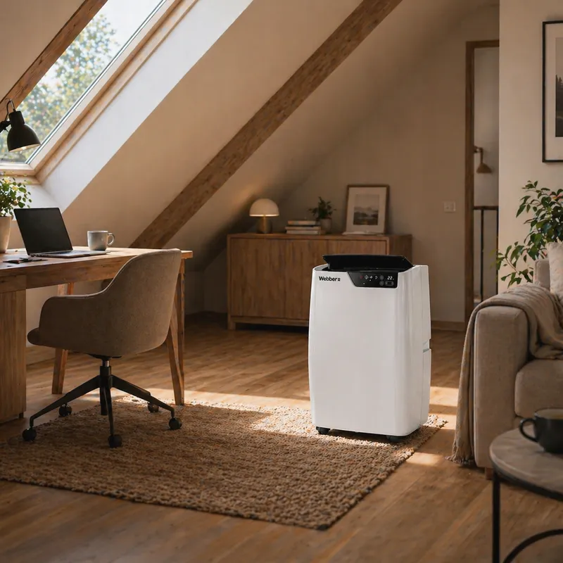 Klimatyzator Przenośny 12000BTU 4w1 WIFI Grzanie Osuszacz Pilot 49m²