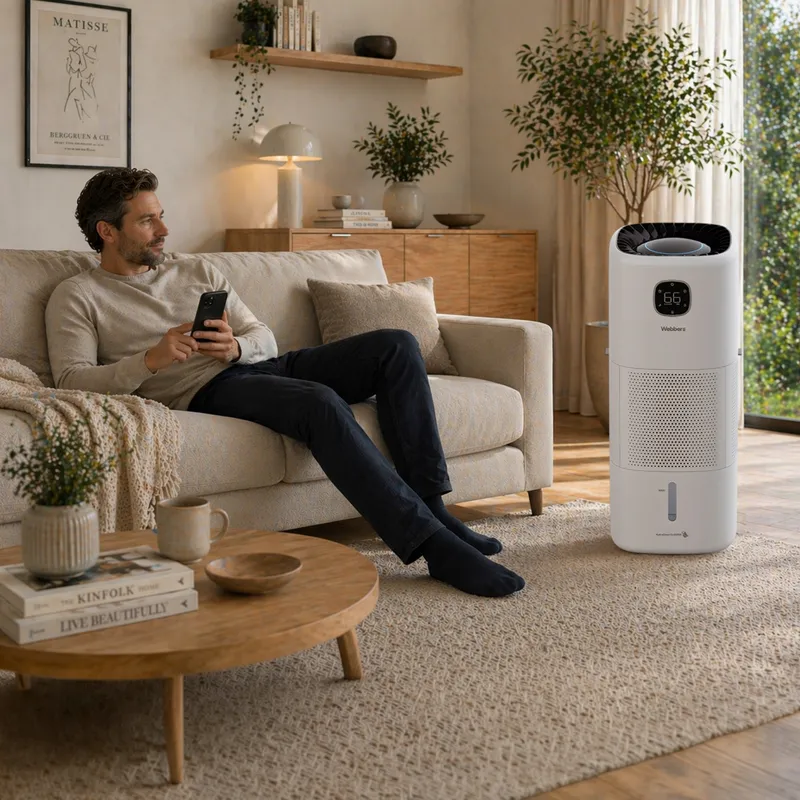 Nawilżacz Ewaporacyjny MAGGIORE HH10001NX 12l WIFI UV Do 100 m²