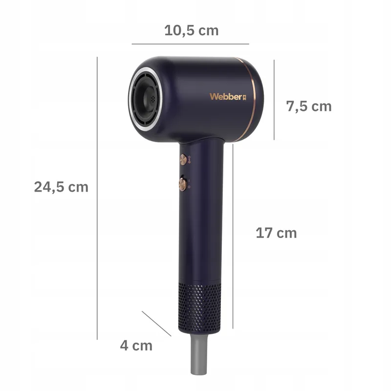 Suszarka Do Włosów 3w1 VENTA 1600W Z JONIZACJĄ I REGULACJĄ