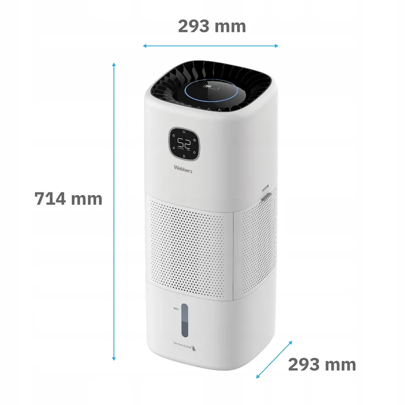 Nawilżacz Ewaporacyjny MAGGIORE HH10001NX 12l WIFI UV Do 100 m²