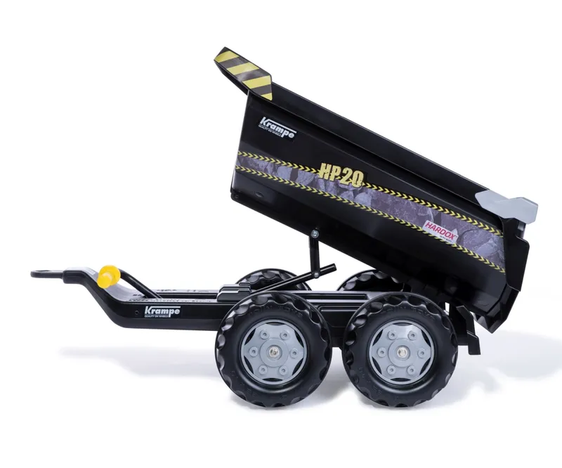 ROLLY TOYS 123230 Przyczepa ROLLY-Halfpipe Półwywrotka Krampe, 2-OSIE