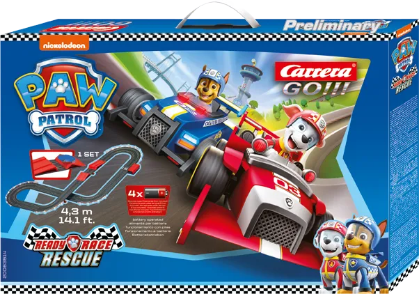 CARRERA Go 20063514 Paw Patrol - Ready Race Rescue 4,3m