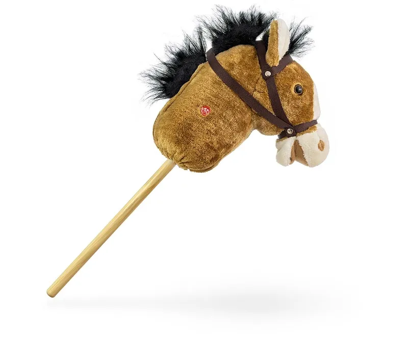 MILLY MALLY Hobby Koń Na Kiju Light Brown