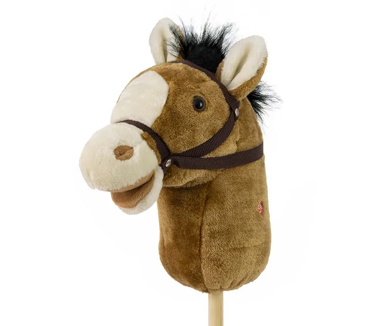 MILLY MALLY Hobby Koń Na Kiju Light Brown