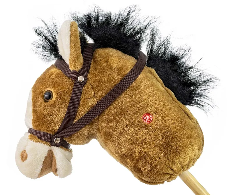 MILLY MALLY Hobby Koń Na Kiju Light Brown