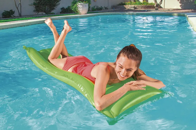BESTWAY 44007 Materac Plażowy Matowy 183cm X 69cm - Niebieski