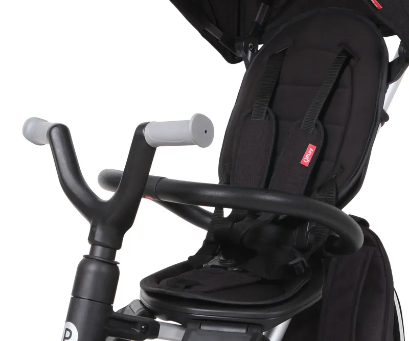 QPLAY Rowerek Trójkołowy Nova+ Rubber Black