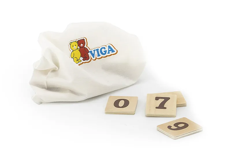VIGA 44547 Drewniany Zegar - Nauka Godzin