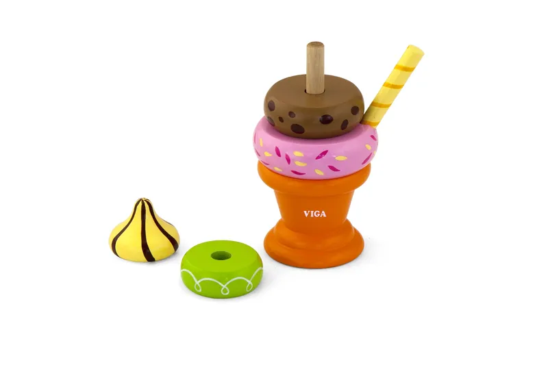 VIGA 51322 Mini Piramidka Lody Owocowe