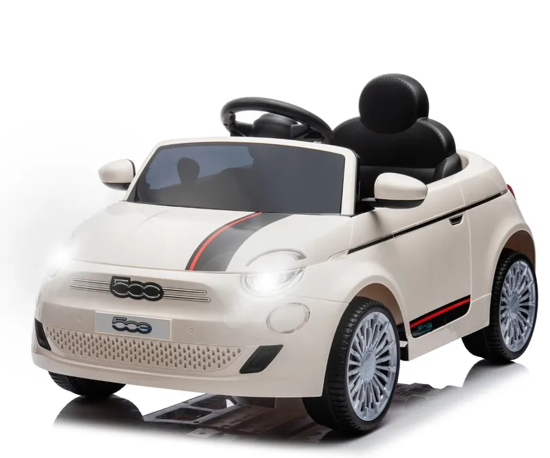 MILLY MALLY Pojazd Na Akumulator FIAT 500E White