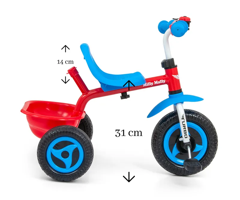 Rowerek Turbo Cool Red MILLY MALLY