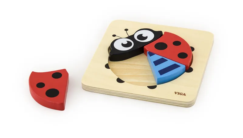 VIGA 50168 Pierwsze Puzzle Maluszka - Biedronka